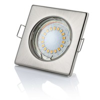 Einbaustrahler GU10 55Mm Lochmaß, Led Spot 230V 5W 430 Lumen, Set Einbaurahmen
