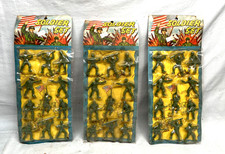 Vintage 1960s 11 Lido Soldiers Sealed in the Cardboard Package Lot of 3