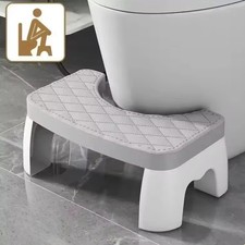 Non-slip Toilet Step Stool Squatty-Potty Bathroom Squat Chairs Furniture