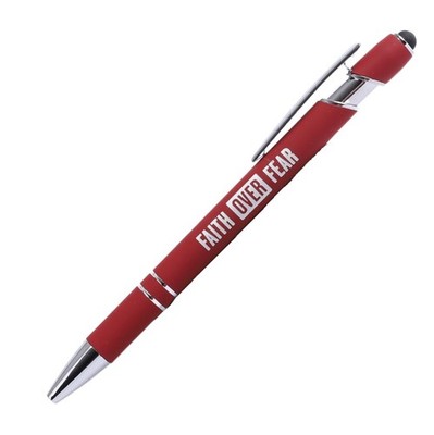 Swanson Christian Products Faith Over Fear   Black Ink Retractable Ballpoint Pen