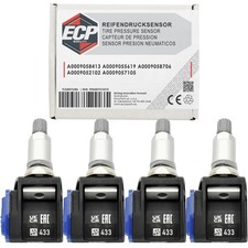 4X TPMS-Sensor Reifenluftdrucksensor A0009058413 MERCEDES CLE C236 A236 GLC X254