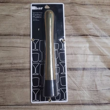 Stainless Steel The Bar COCKTAIL MUDDLER NEW