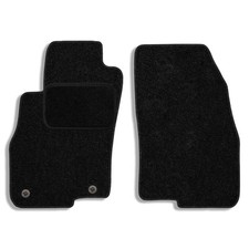 2-teiliges Velours Fußmatten Set für Fiat Punto Evo 2009 - 2012