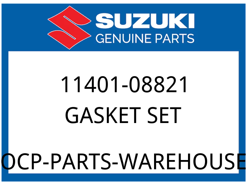 Suzuki OEM Part 11401-08821 GASKET SET