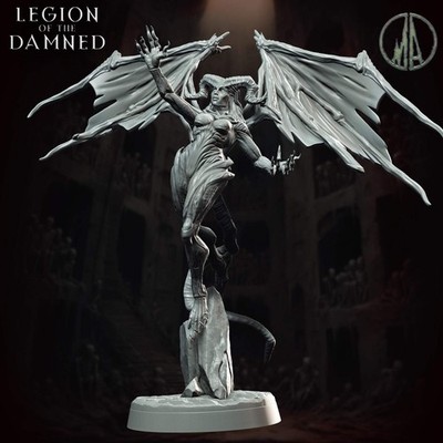 Monolith Arts - Legion of the Damned - Succubus #3 - DnD/TTRPG Figur/Miniatur