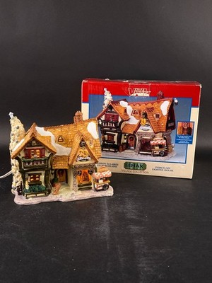 Lemax Vail Village Bavarian Pretzel 45023 Porcelain Lighted House 2004 New