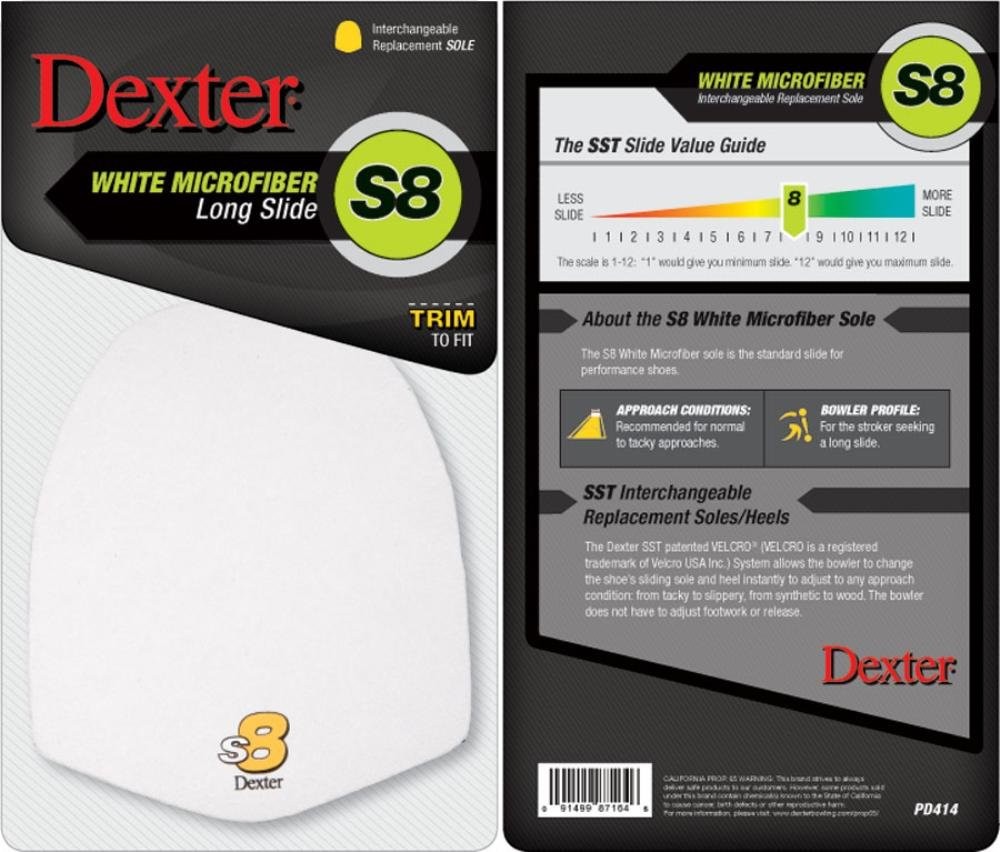 Microfibre White, 8 Slide Sole Us