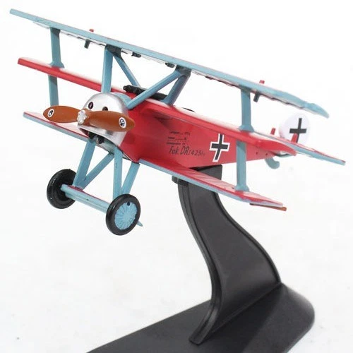 1:72 Modellino Militare Diecast Aereo Caccia Fokker Dr.I WW1 Germania Collezione - Immagine 3 di 4