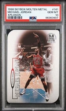 MICHAEL JORDAN 1998 Skybox Molten Metal XPLOSION! #141 PSA 10 GEM MINT! Chicago