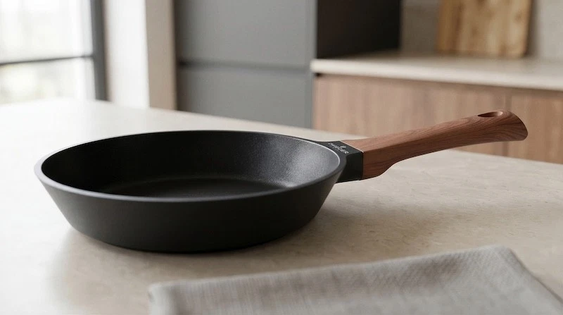 ZWIEGER OBSIDIAN WOOD DARK Pan Set 3 Piece Frying Pans Non Stick - Picture 7 of 7