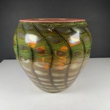 Studio Art Glass Vase in the Orient & Flume S...
