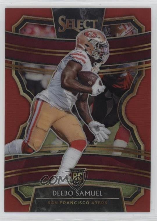 2019 Panini Select Concourse Red Prizm 99/99 Deebo Samuel #29 Rookie RC rf2