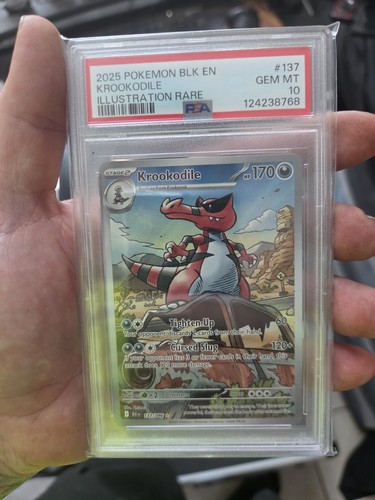 Krookodile graded PSA 10 for sale on eBay