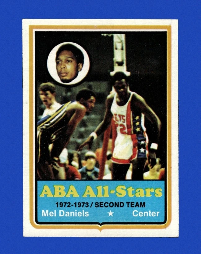 1973-74 Topps Set-Break #195 Mel Daniels EX-EXMINT *GMCARDS*