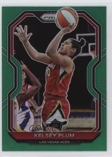 2021 Panini Prizm WNBA Green Prizm Kelsey Plum #60 9hx
