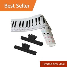 DANUDON 88 Key Keyboard Piano Note Chart Classic