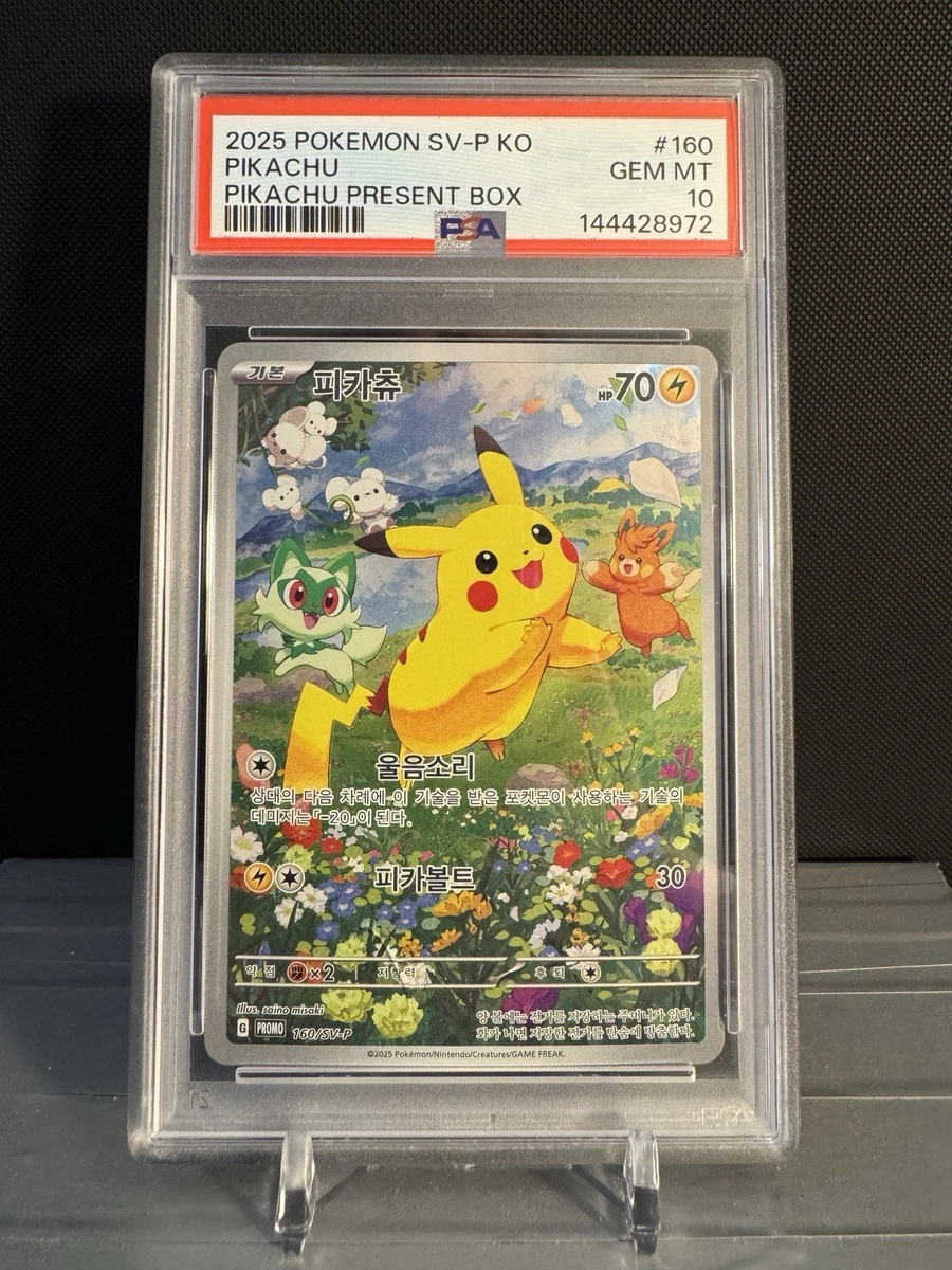 Pikachu Pokémon TCG Trading Card Games in Korean Individual for