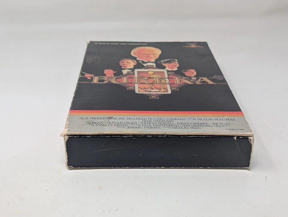 Eureka VHS 1983 MGM Bookbox Big Box Silver Box Original Release Classic Movie - Image 4 of 4