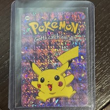 Pok mon Pikachu vending sticker 2000 Nintendo