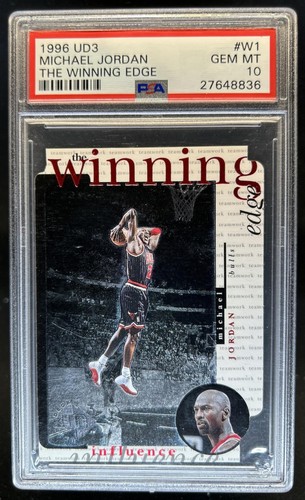 1996-97 Upper Deck UD3 Michael Jordan The Winning Edge #W1 Bulls PSA 10 GEM MINT