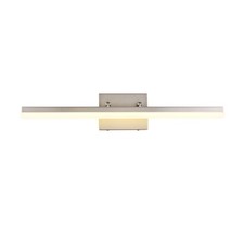 24in Modern LED Vanity Light for Bathroom Lighting Dimmable 24w Brushed Nickel