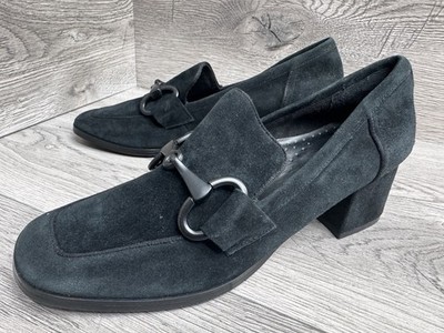 Vaneli Z4313 Womens Black Suede Alroy Loafer Pumps Size 8.5 N