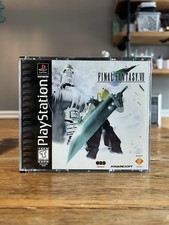 Final Fantasy VII PS1 Black Label MISPRINT Complete CIB Playstation SquareSoft‼️
