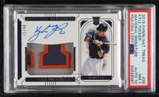 2019 Panini National Treasures 15/99 Kyle Tucker #26 PSA 7 Auto w3d