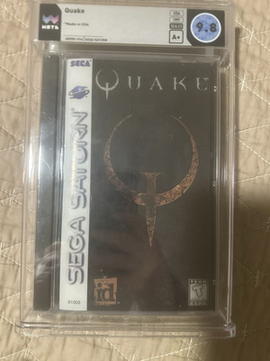 Quake Sega Saturn Jewel Case Longbox Sealed New WATA 9.8 A+ Graded TOP POP 1