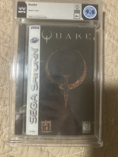 Quake Sega Saturn Jewel Case Longbox Sealed New WATA 9.8 A+ Graded TOP POP 1