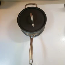 Calphalon Anodized Aluminum cookware 8703 1/2 3.5 Quarts Vintage Heavy