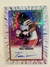 TAHJ BROOKS 2025 Leaf Vivid Football White Prismatic AUTO #/5
