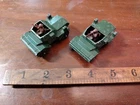 2 Vintage Corgi Juniors Daimler Scout Cars. Very Good Condition. Made In GB.