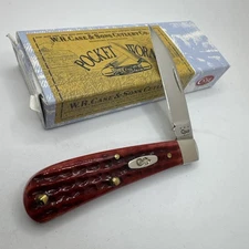 🔥Case XX Pocket Worn Old Red Sway Back Gent - 🔥2013