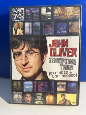 John Oliver  Terrifying Times Extended & Uncensored (DVD)  BRAND NEW & SEALED!