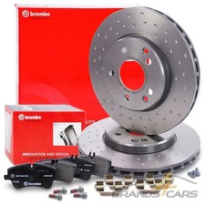 BREMBO XTRA BREMSSCHEIBEN +BEL&Auml;GE VORNE F&Uuml;R MERCEDES C-KLASSE W203 CL203 C209