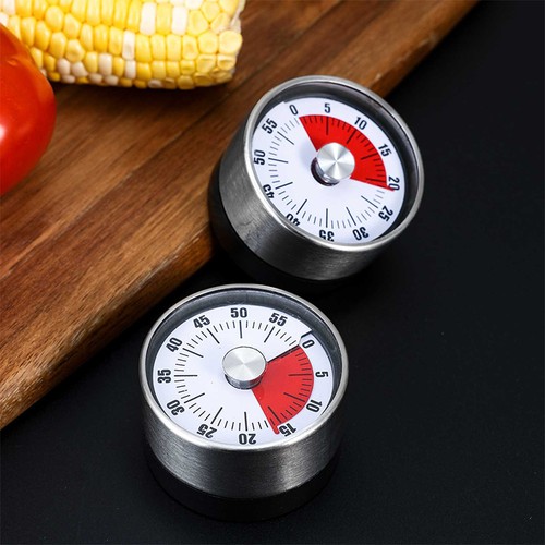Timer meccanico da cucina 60 minuti orologio timer con sveglia forte magnetico - Foto 12 di 19
