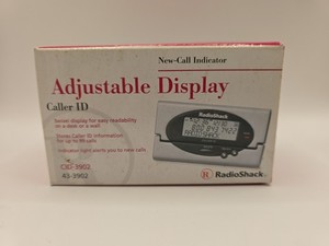 Vintage Radio Shack Adjustable Display Caller Id 43-3902 