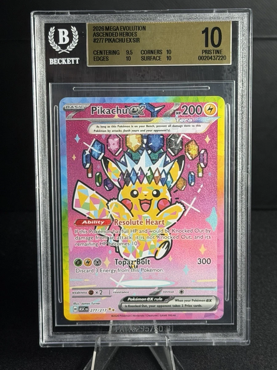 bgs pokemon card prices 8.5 Retreat Cost Pokmon Pokmon TCG Beckett Grading