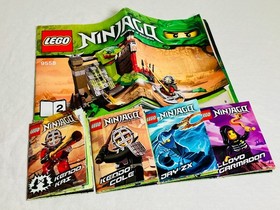 LEGO Ninjago 9558 Training Set, 9551 Kendo Cole, 9552 Lloyd, 9553 Jay ZX, Lloyd