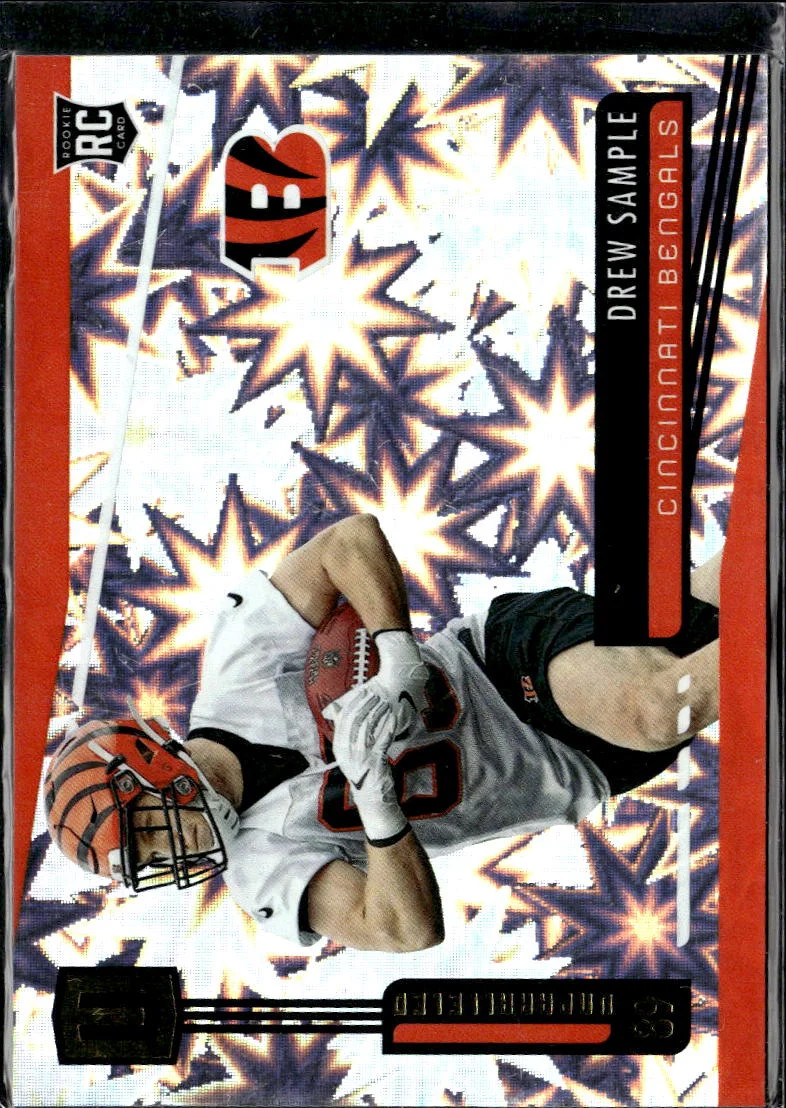 Drew Sample 2019 Panini Unparalleled RC Impact 12/75 Cincinnati Bengals