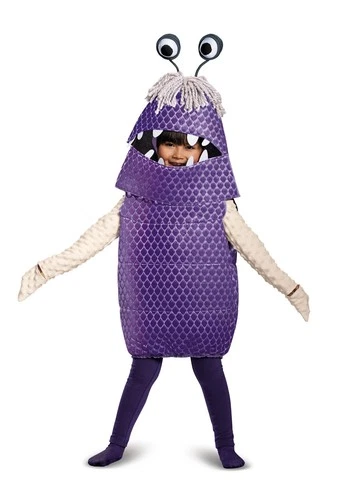 Disney Pixar Monsters Inc Kids Deluxe Boo Halloween Costume Toddler Girls 3T-4T