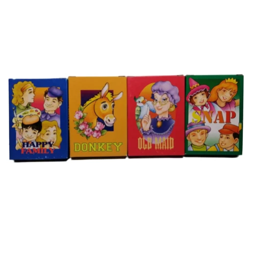 Children's Traditional Card Games - Happy Family Snap Donkey Old Maid
