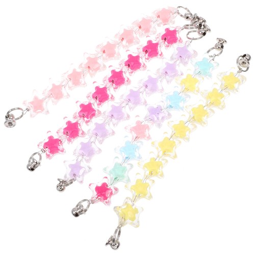 5 Pcs Pentagram Hanging Chain Phone Strap Mobile Decor Accessory - Zdjęcie 11 z 12