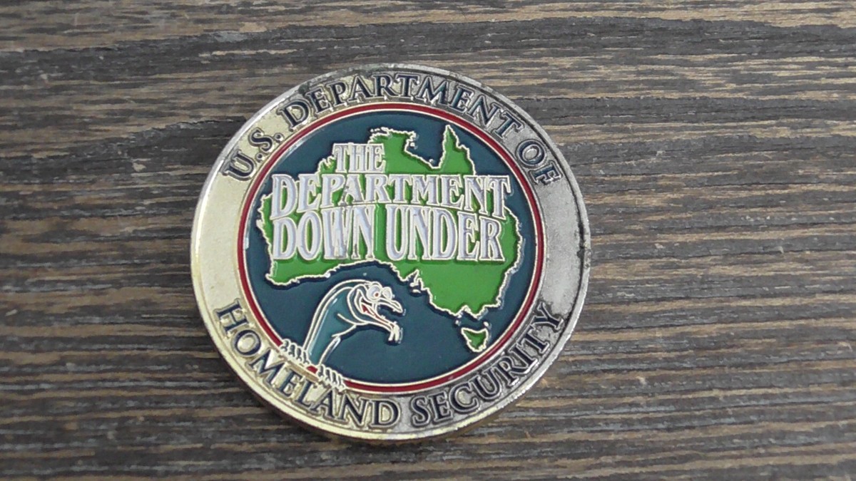 NCIS & U.S. MISSION AUSTRALIA チャレンジ CBP HSI TSA US Mission Australia Challenge Coin #295X | eBay