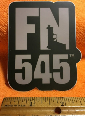 FN 545 Vinyl Peel N Stick Original Decal Sticker Shot Show