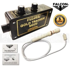 FALCON MD20 METAL DETECTOR finds discriminates Gold WATERPROOF PROBE