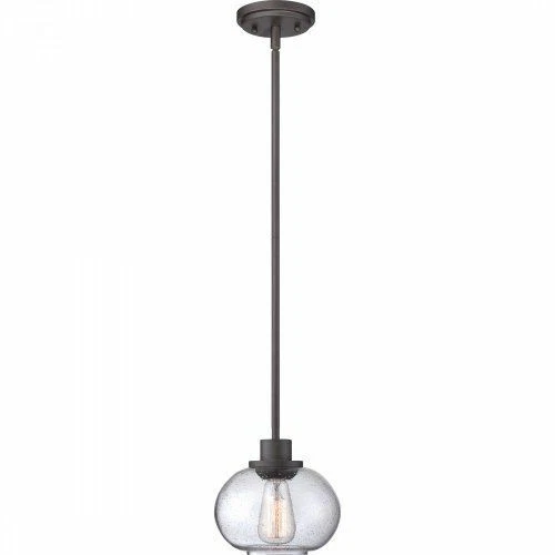 Quoizel TRG1508OZ Trilogy Rod Hung Mini Pendant, Old Bronze Finish - 2 Pack - Picture 2 of 7