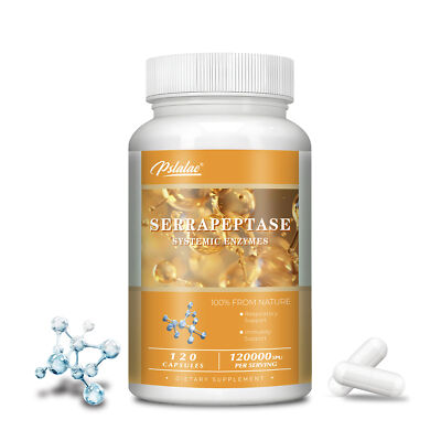 Serrapeptase - Dietary Supplement, Supports Sinus Health, Enhanced Absorption