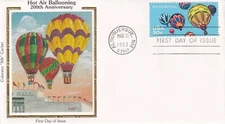 STAMP US SCOTT 2034 "Hot Air Ballooning" 20 CENT 1983 FDC - H